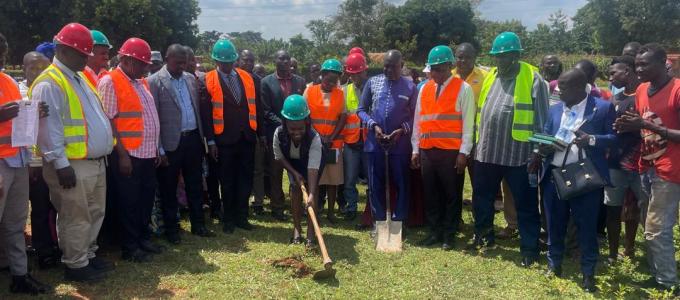 Launching the construction of Zibondo Seed Secondary School Launching the construction of Zibondo Seed Secondary School